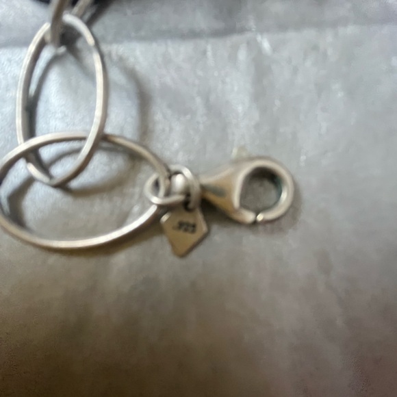 Silpada Sterling Silver and Ebony Wood Beaded Necklace - Picture 2 of 5